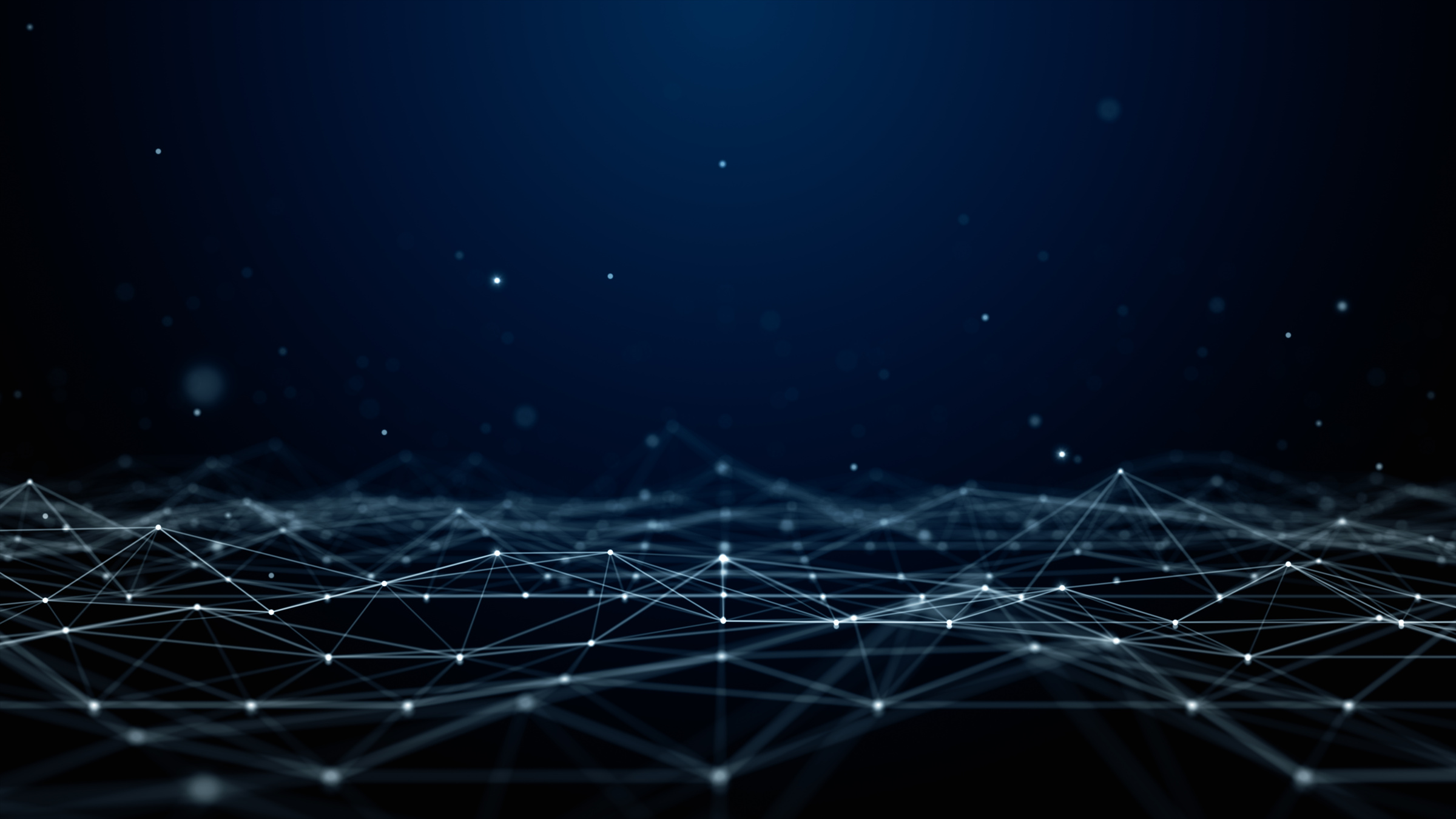 Digital Cyberspace, Digital Data Network and Blockchain Connecti